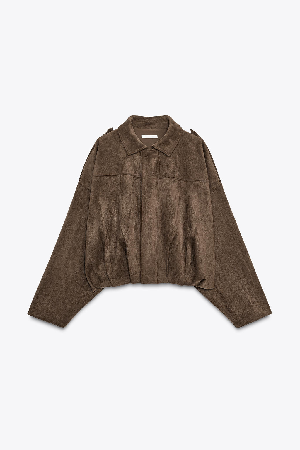 SUEDE EFFECT BOMBER JACKET - Zara фото 31