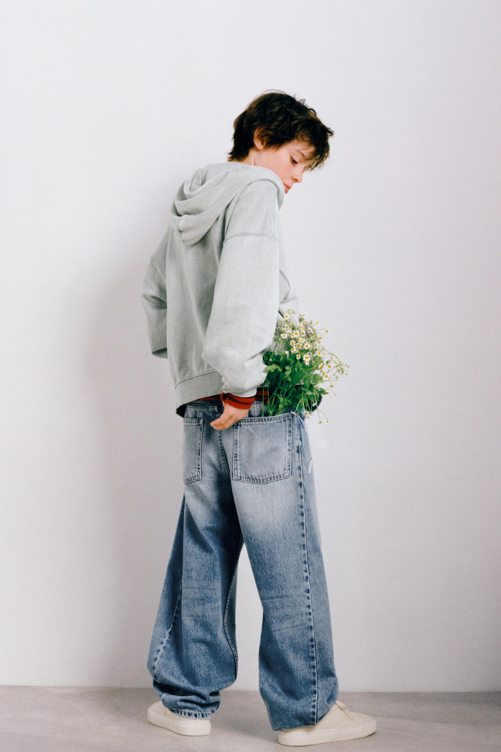 RIPPED BARREL JEANS - Zara фото 12