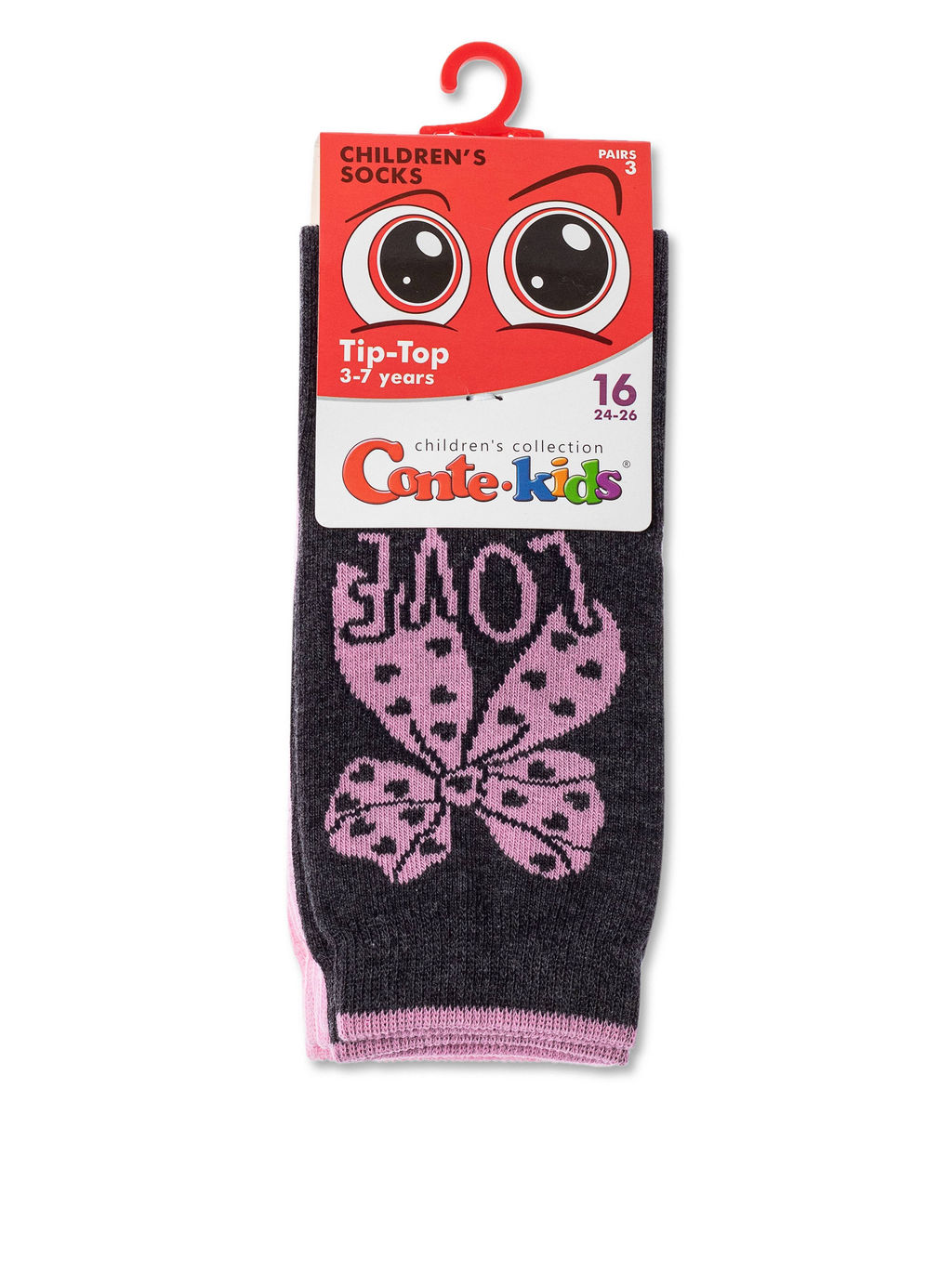 Цена за 2 пары. Носки классические CONTE-KIDS Хлопковые носки TIP-TOP (3 пары) - Conte elegant фото 5