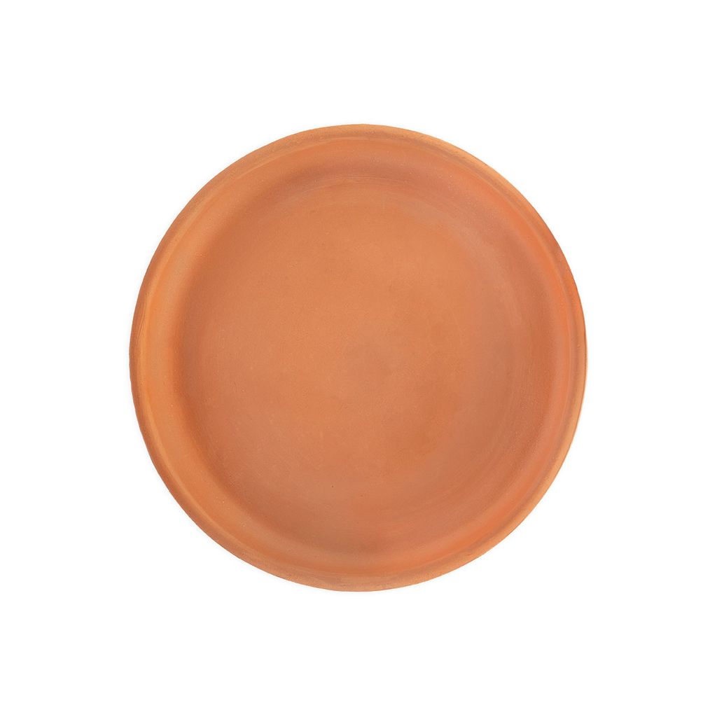 Заготовка для декорирования Love2art БГ-035 Тарелка малая глина красная 10.4 х 10.4 х 2 см  фото 3