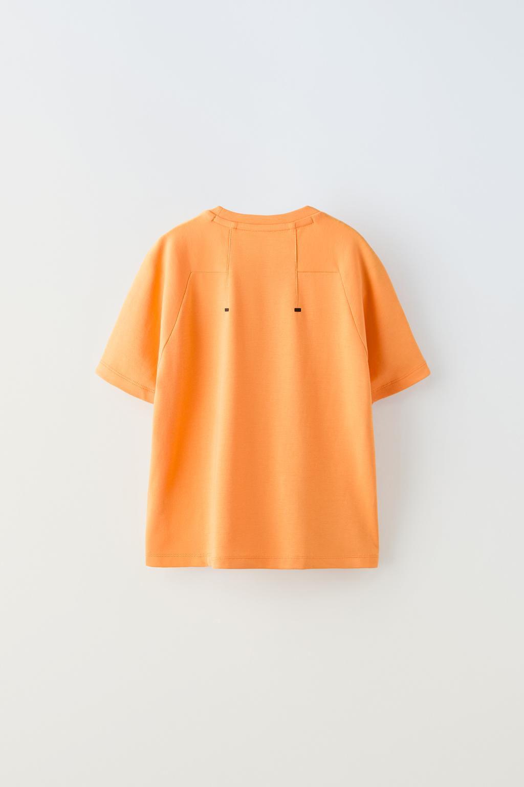 SPORTY T-SHIRT WITH TEXTURED NUMBERS - Zara фото 2