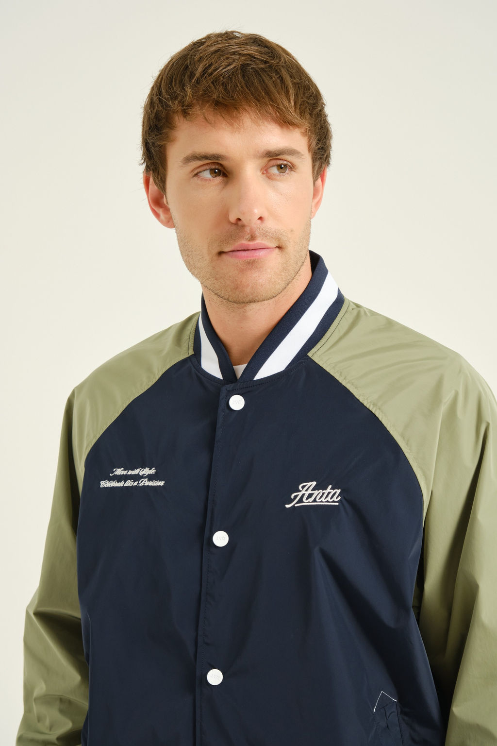 Бомбер Темно-синий - Anta фото 5