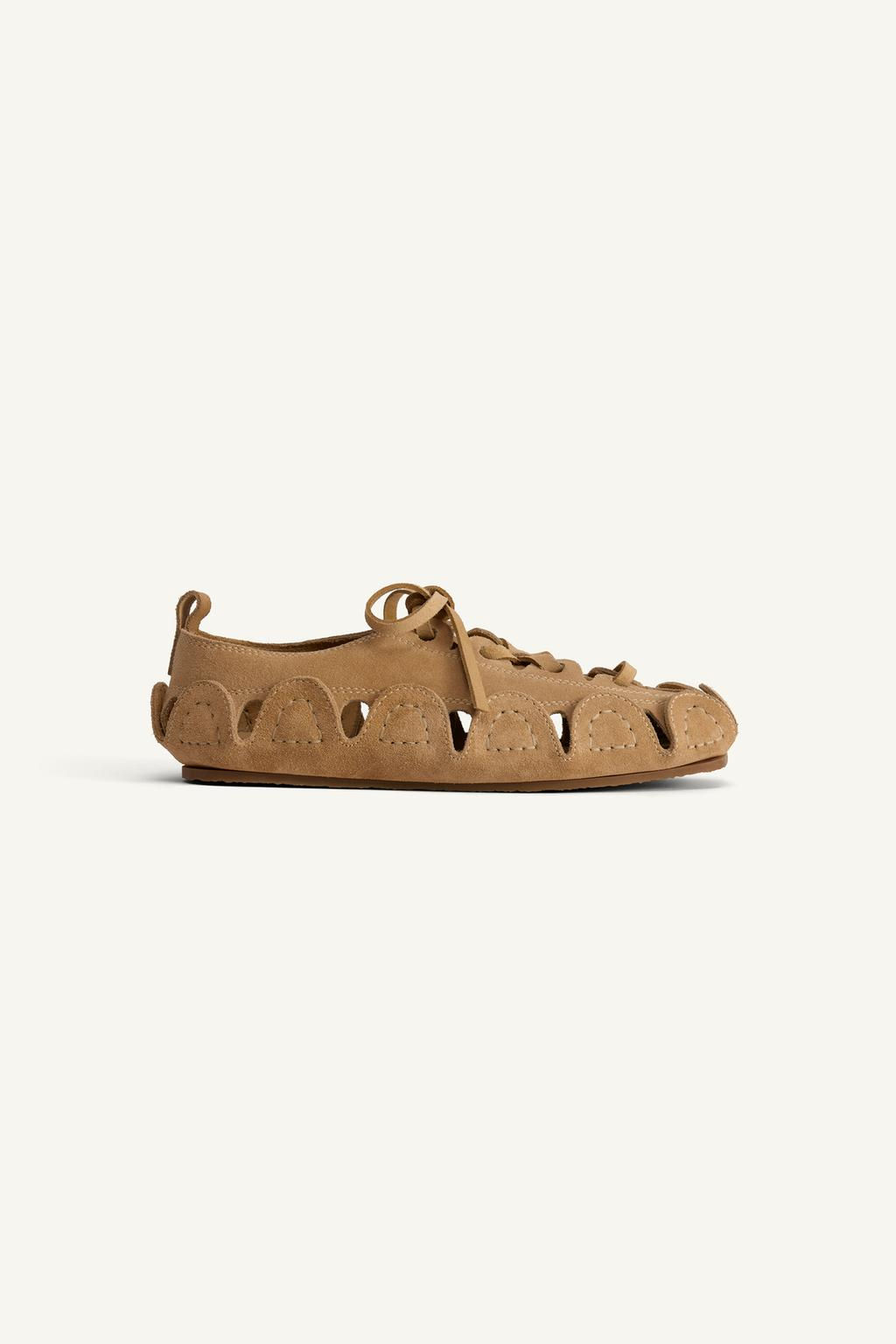 LEATHER CAGE SANDALS LIMITED EDITION - Zara фото 7