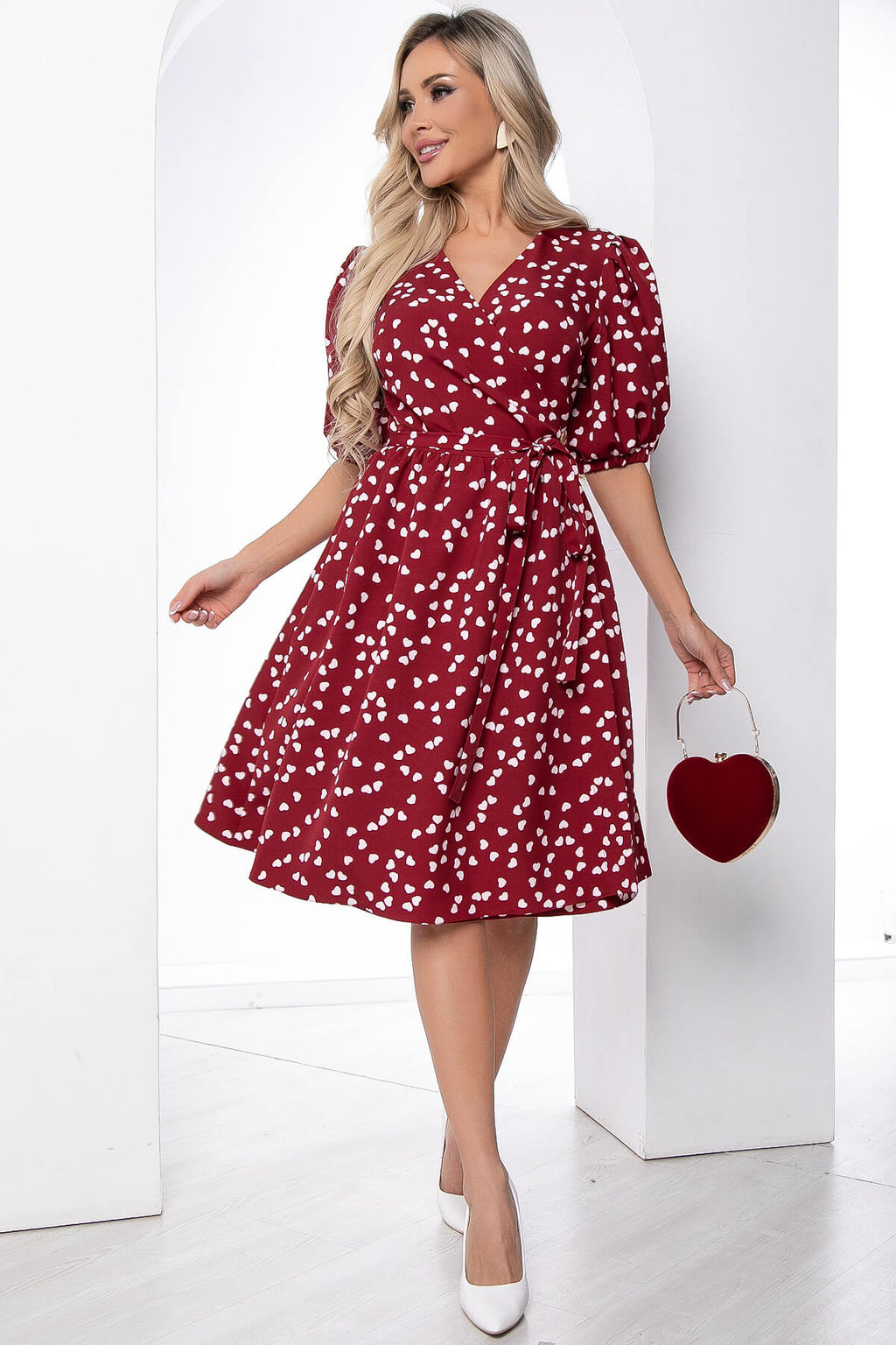 Платье Любовь (бордо) П8756 - Lt collection фото 4