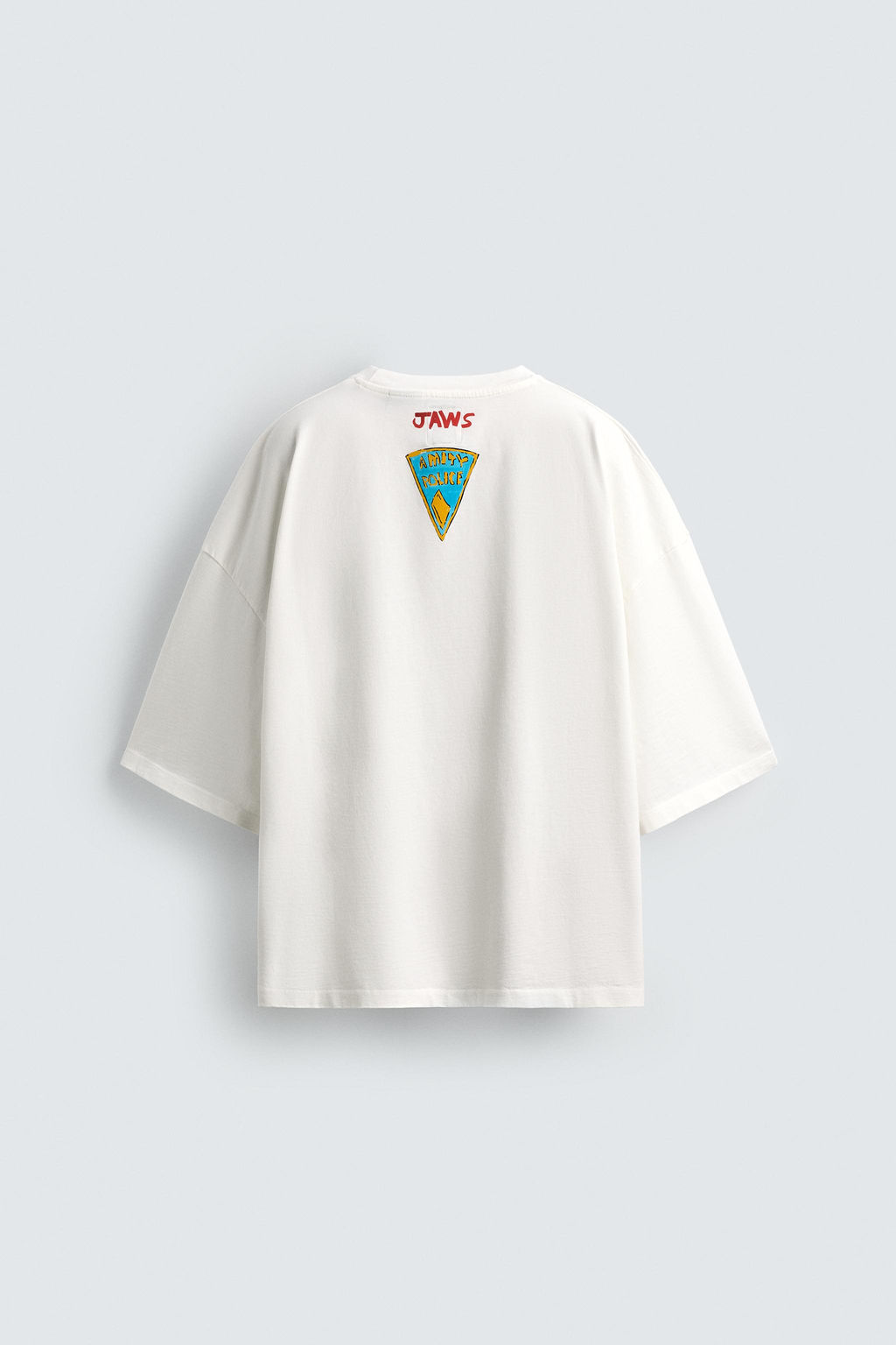 CAMISETA ILUSTRACI?N JAWS UCS LLC AND AMBLINX DYLAN?S T-SHIRT CLUB X ZARA / Blanco  фото 3