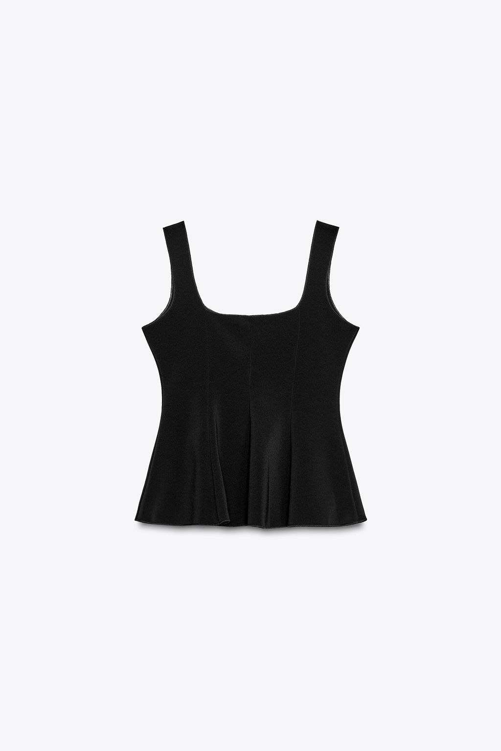 STRETCH PEPLUM WAISTCOAT TOP - Zara фото 7