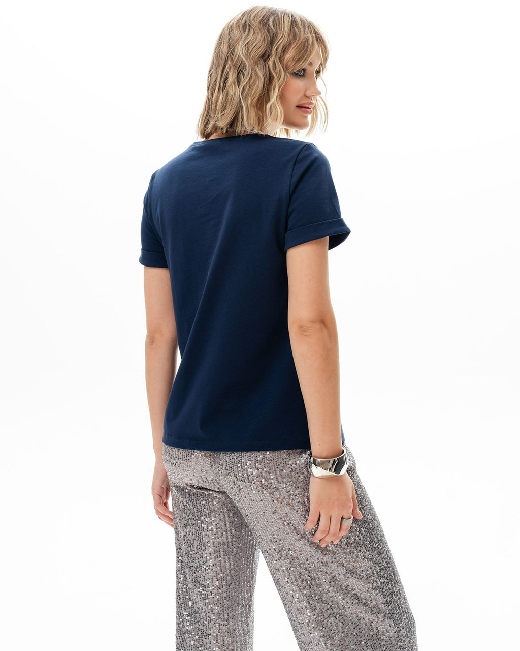 Футболка с шелковой вставкой - Sahar art lab фото 4