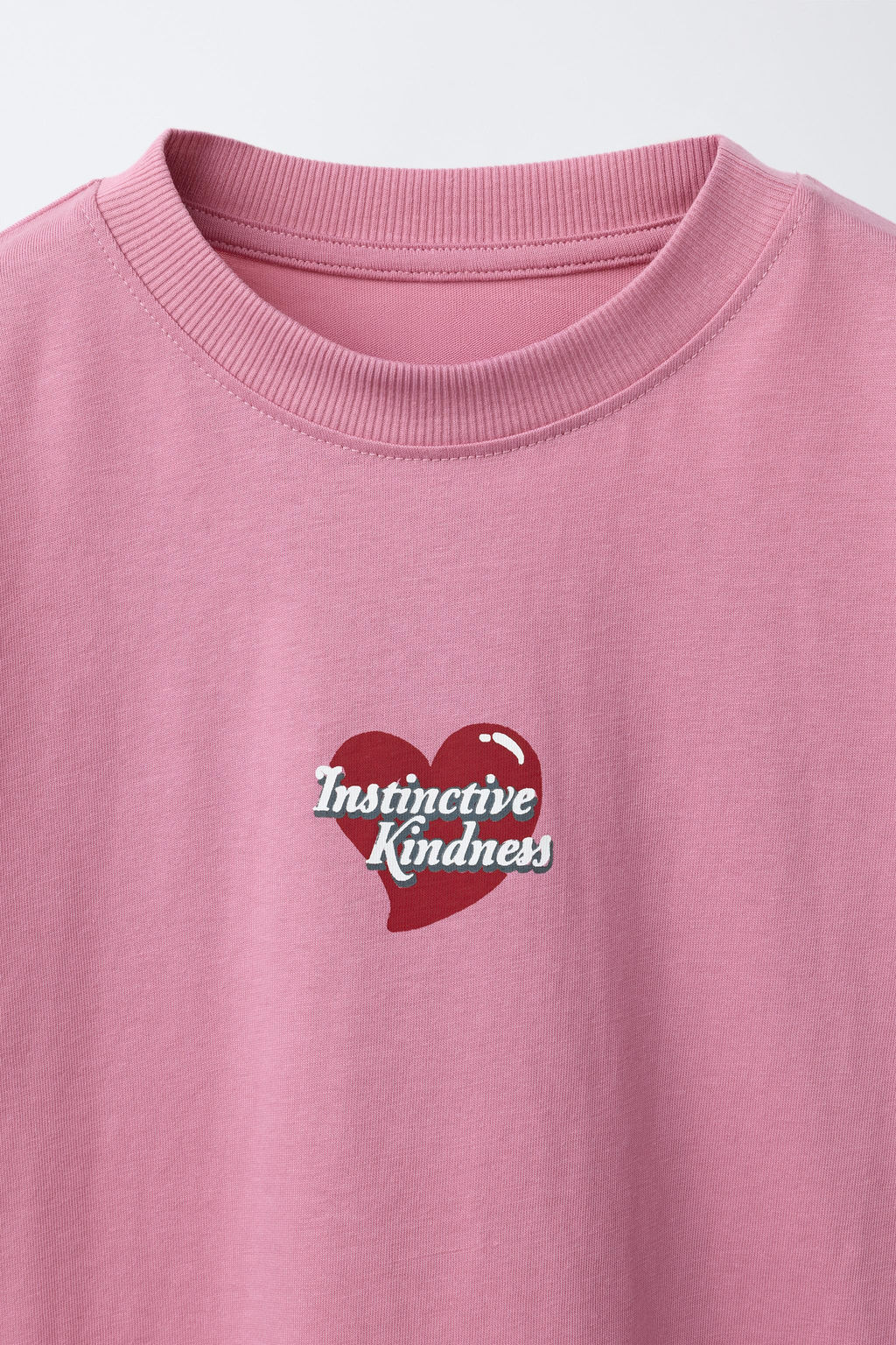 CAMISETA ESTAMPADA CORAZONES / Rosa - Zara фото 3