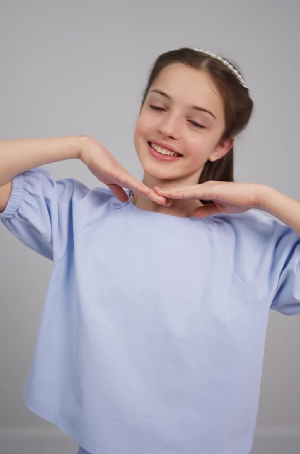 Летний костюм с брюками для девочки Happyfox - Happy fox фото 2