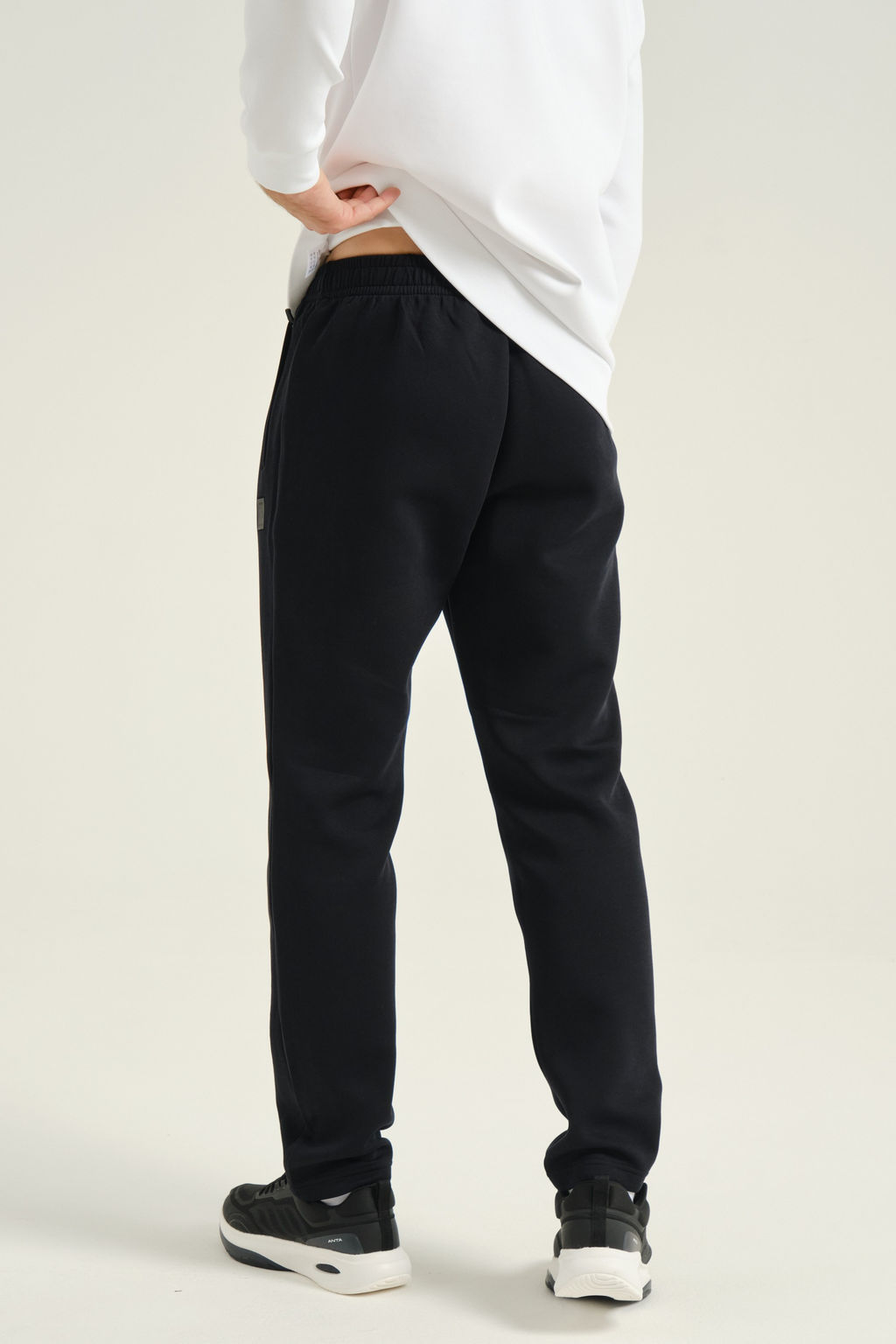 Брюки трикотажные удлиненные Черный - Anta фото 8