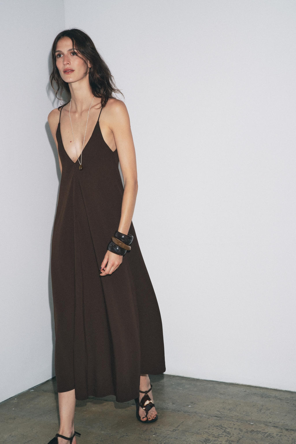 ZW COLLECTION LONG DRESS - Zara фото 14