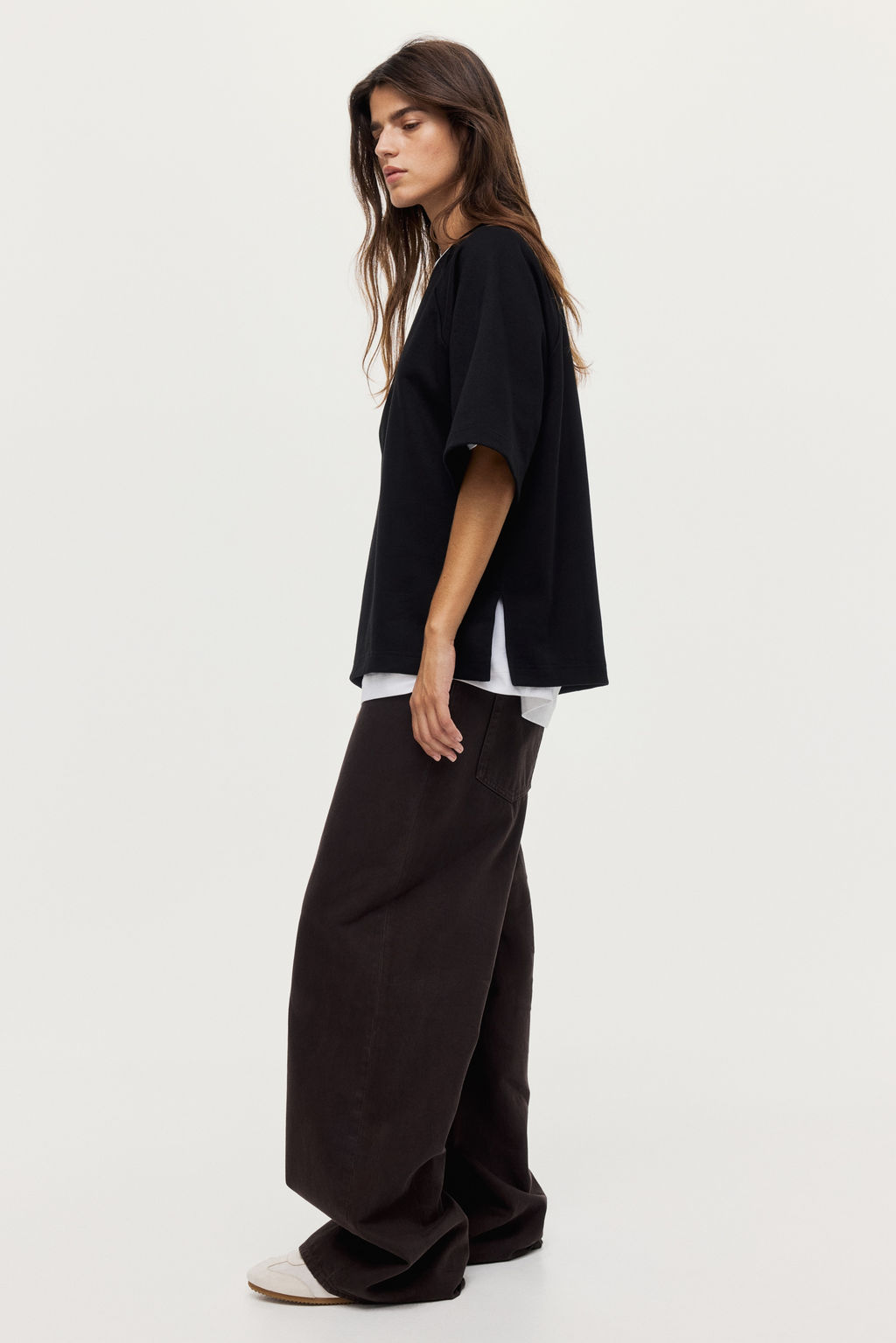 Camiseta interlock oversize - H&m фото 6