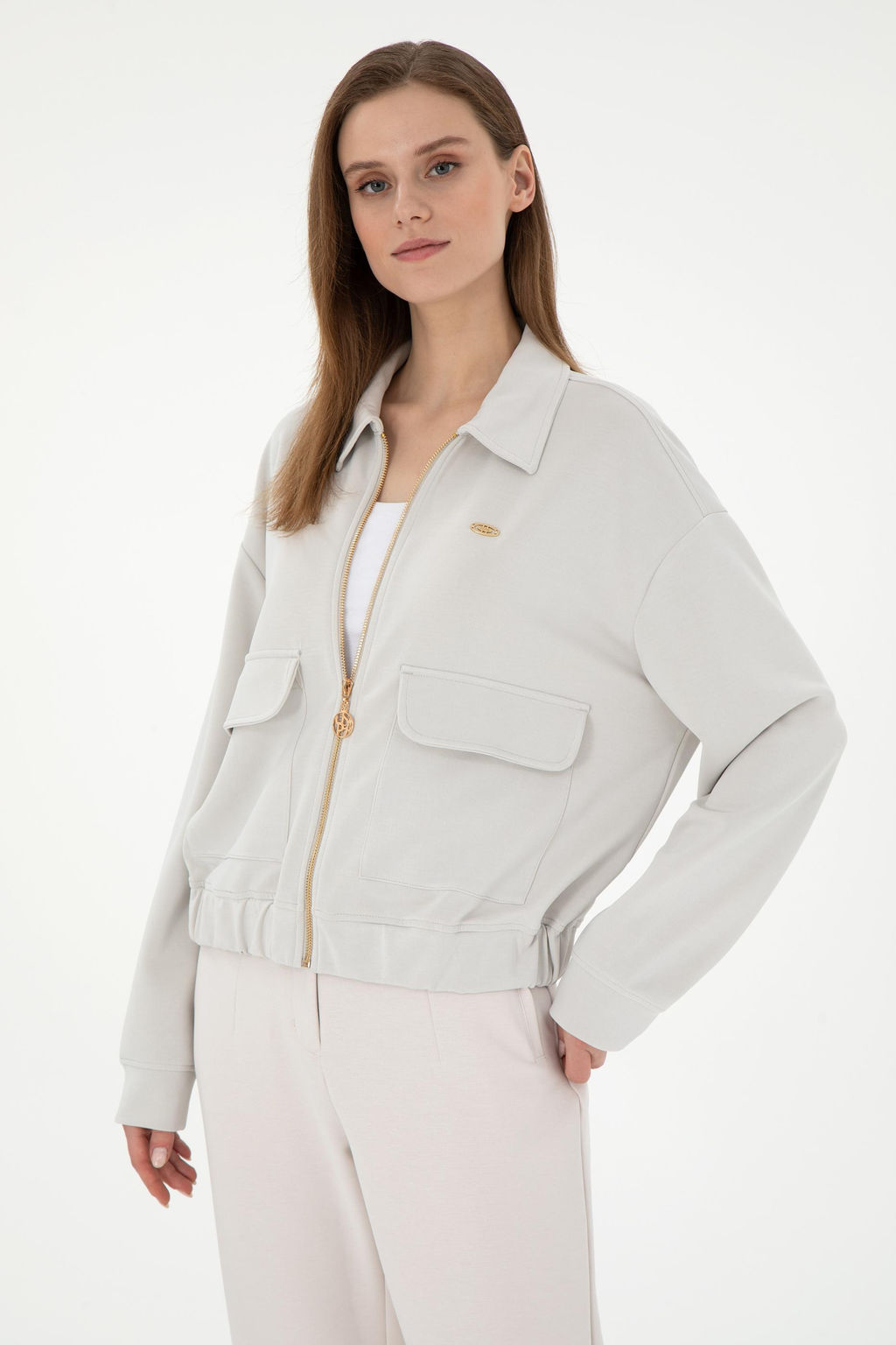 Женский свитшот с камнем Неожиданная скидка в корзине - U.s. polo assn фото 3