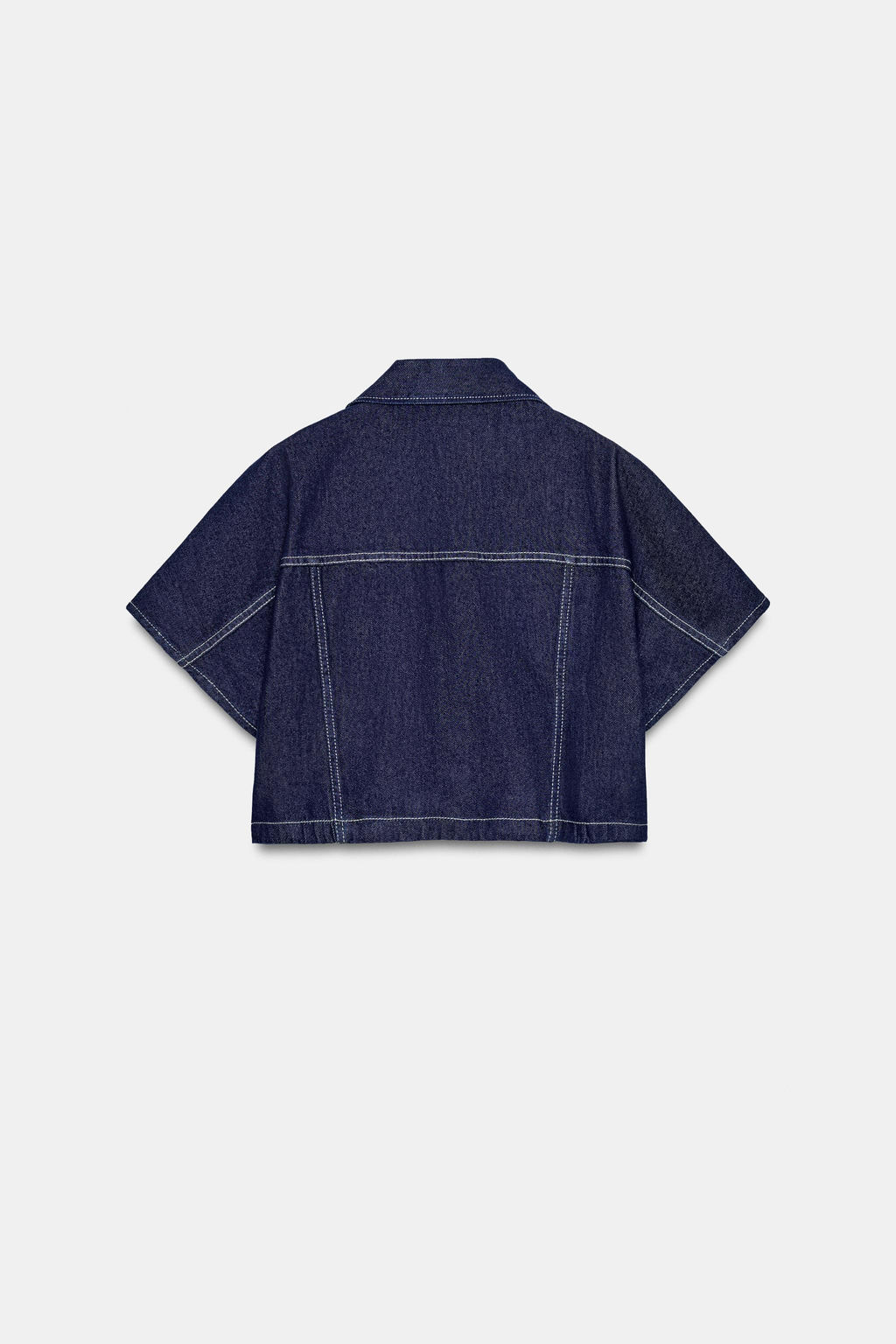 CAMISA Z1975 CORTA DENIM / Azul - Zara фото 7