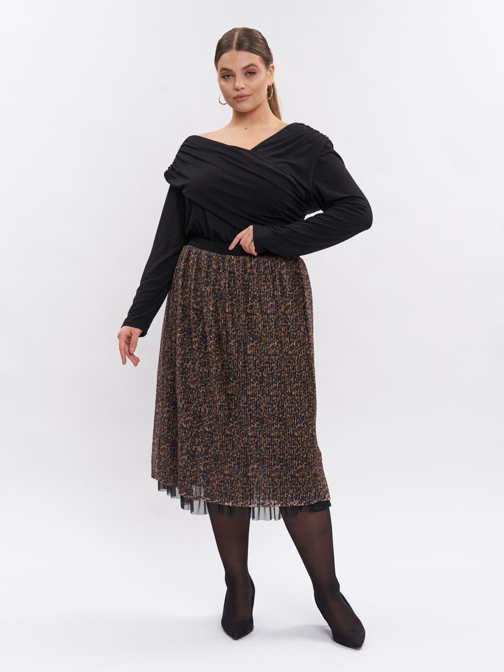 Юбка плиссированная UB25109LEO01 - Артесса фото 8