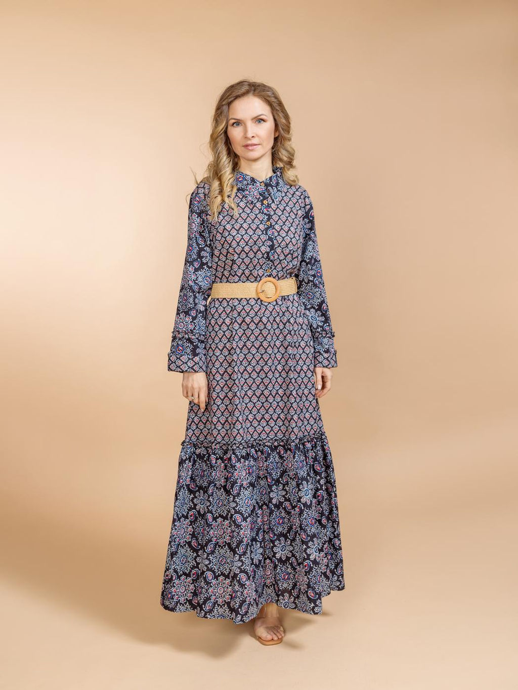 Платье (хлопок) №25-581-2 (Лето-2025) - Ганг фото 7