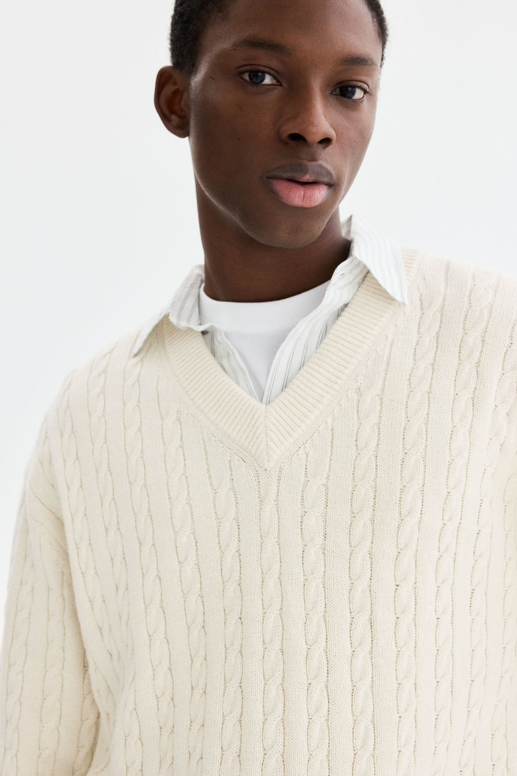 Jersey en punto trenzado Regular Fit - H&m фото 4
