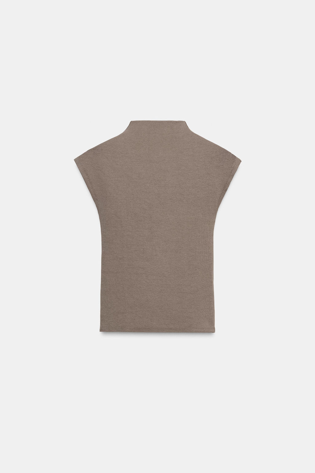 TOP CUELLO ALTO / Marr?n - Zara фото 6
