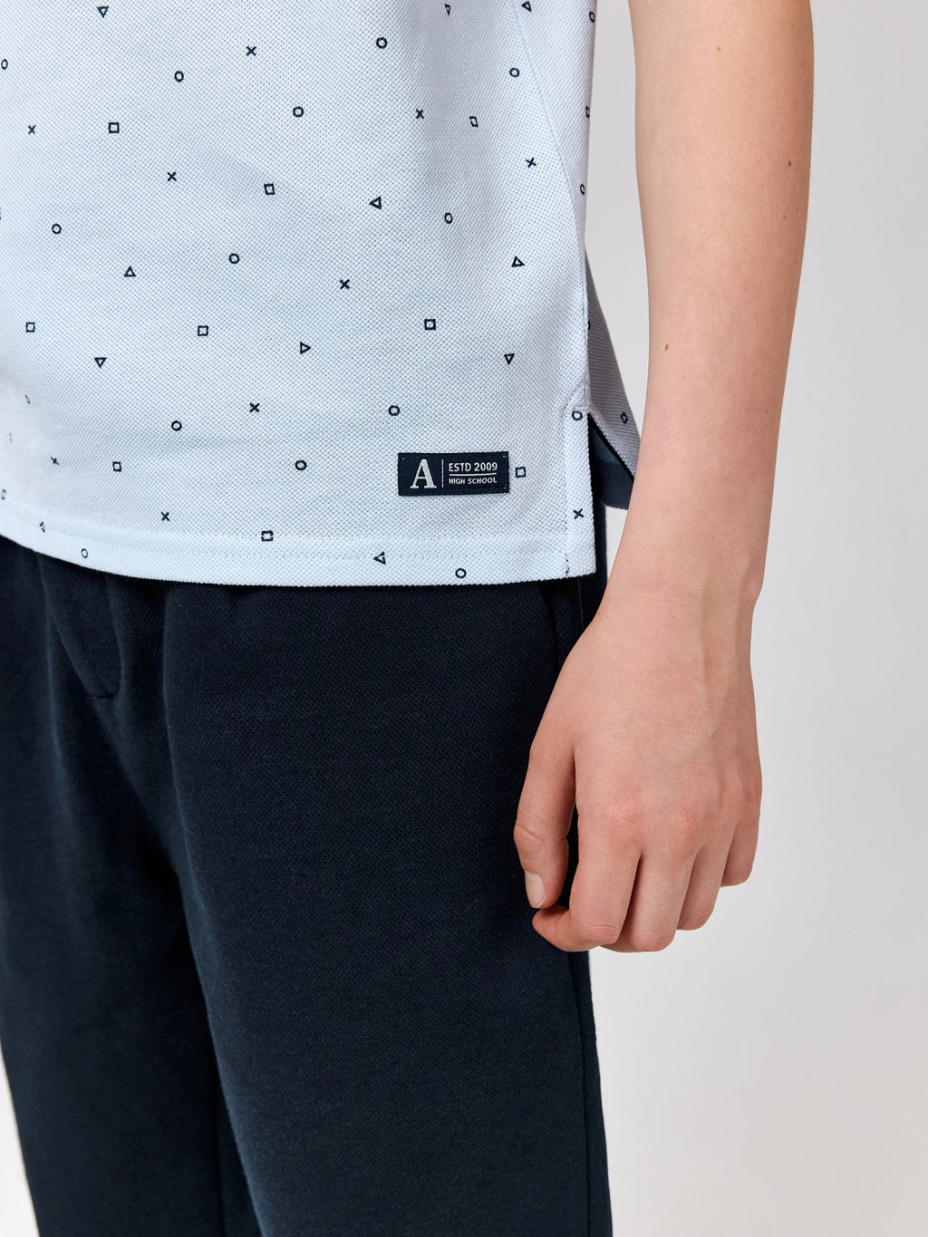 ACOOLA / Сорочка-поло верхняя для мальчиков Fakir синий принт  фото 7