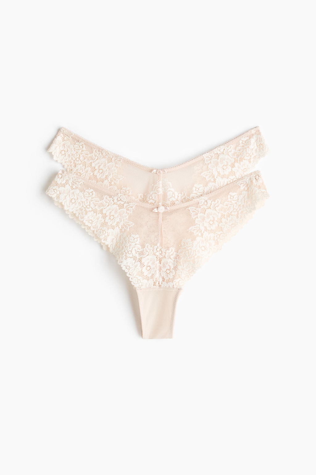 Pack de 2 bragas Brazilian de encaje - H&m фото 5