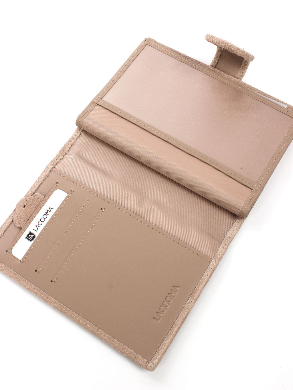 LACCOMA обложка для авто документов LA-3090-З-серо-бежевый натуральная замша