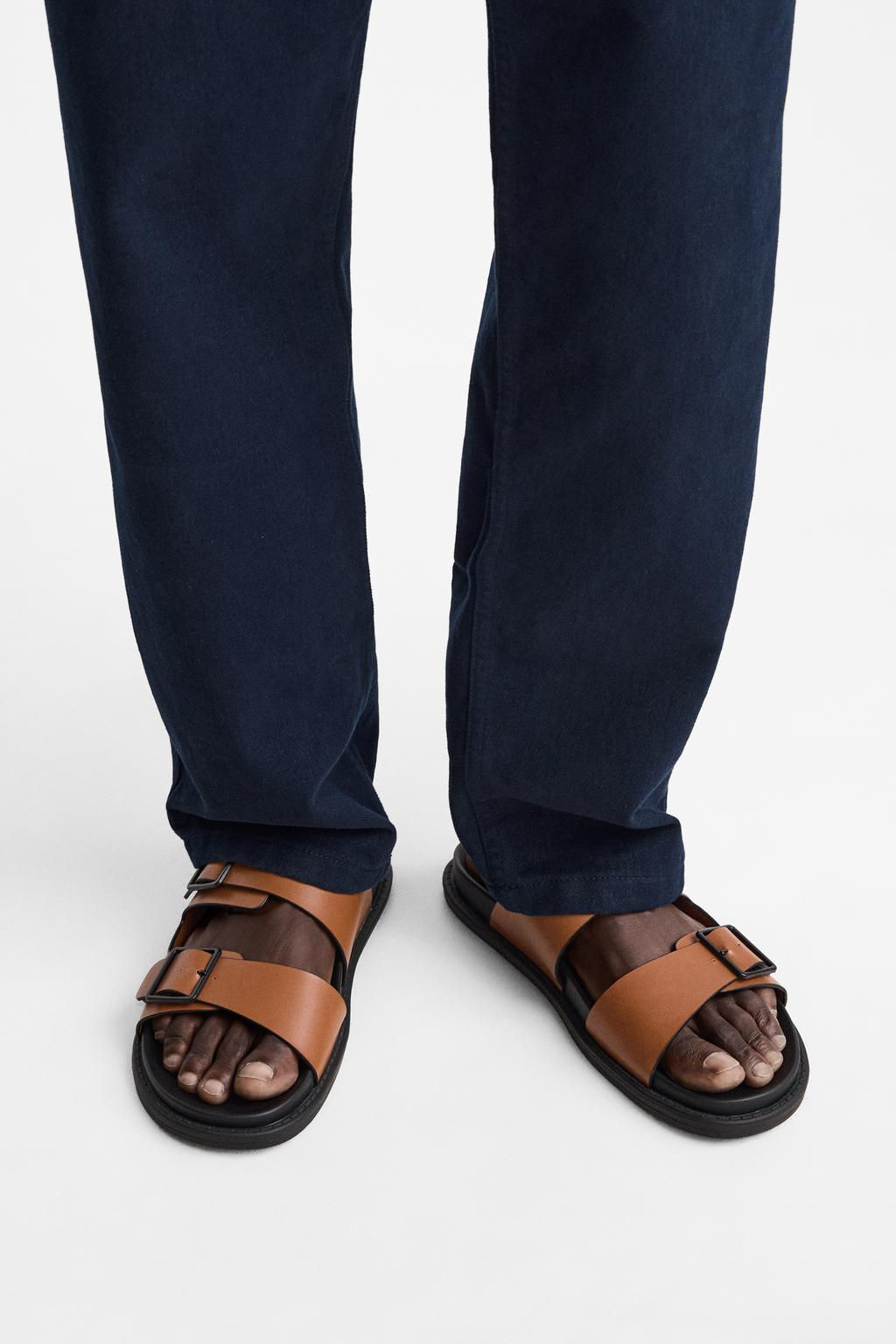 DOUBLE-STRAP SANDALS - Zara фото 3