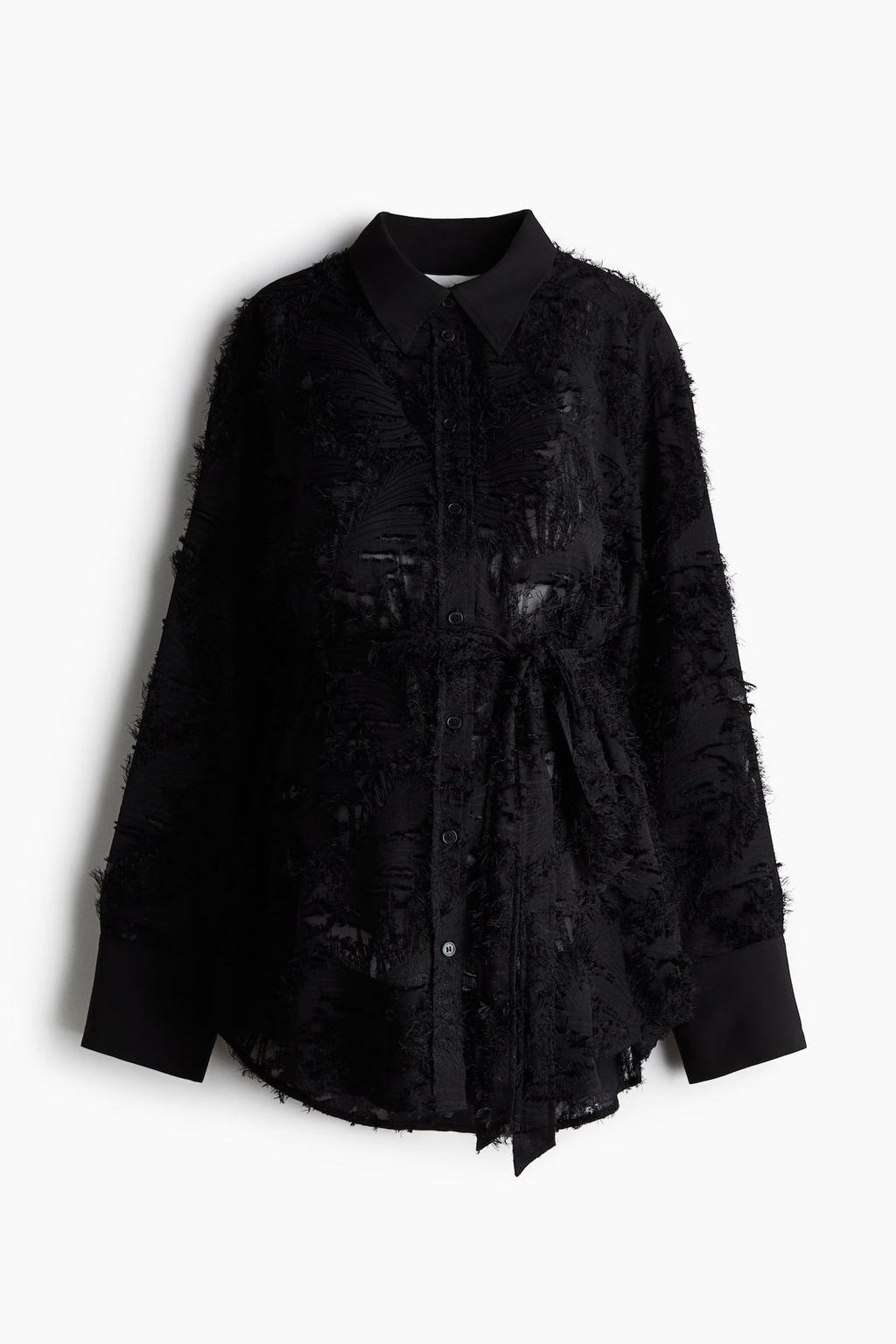 MAMA Blusa en tejido jacquard Before & After - H&m фото 5