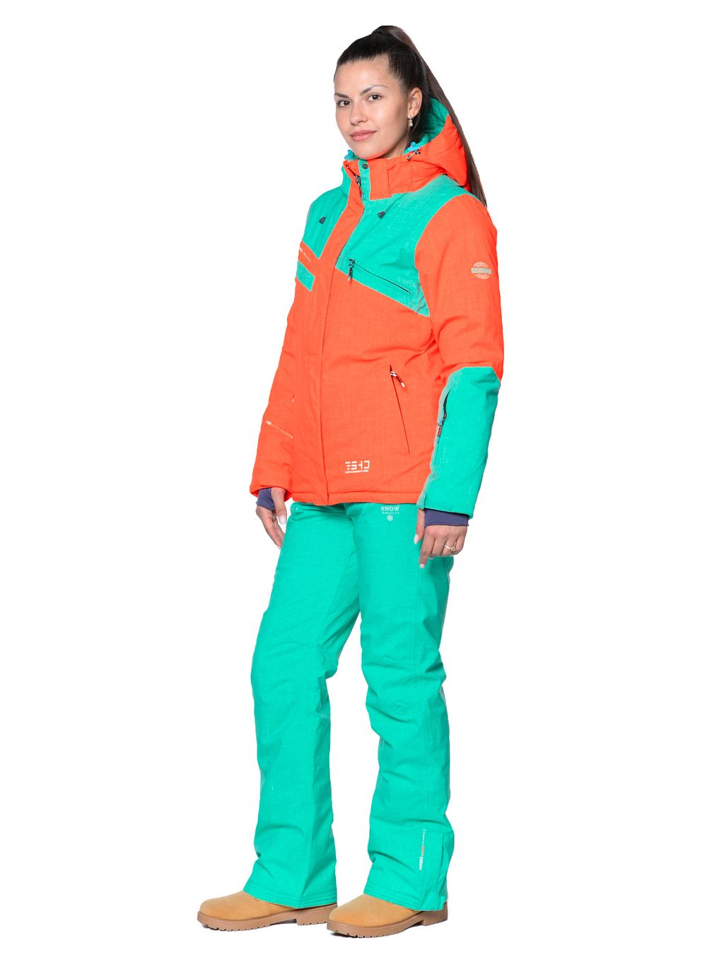 Костюм B-8723 Оранжевый