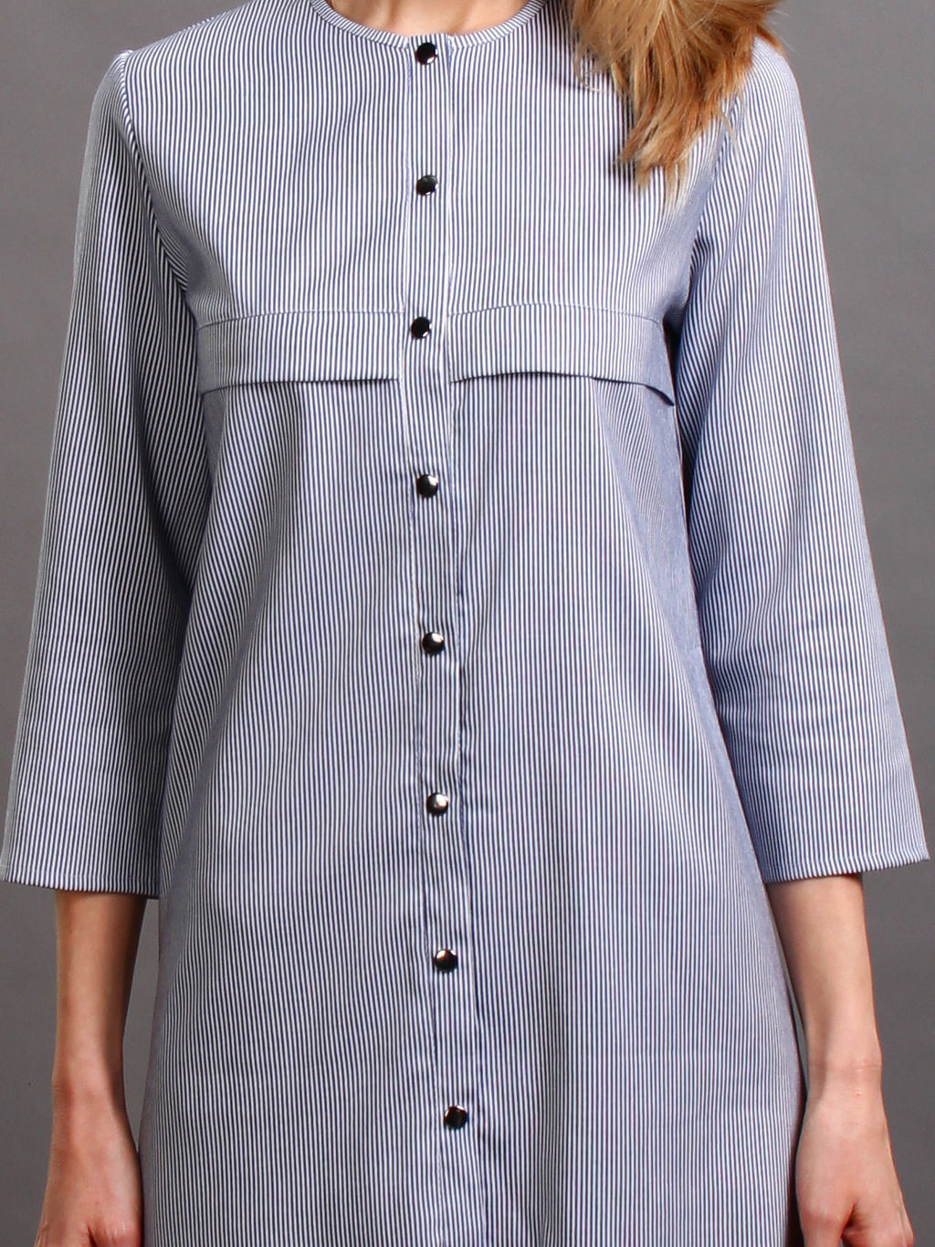 ПЛАТЬЕ РУБАШКА ПЛ509 В ПОЛОСОЧКУ - Assana фото 6