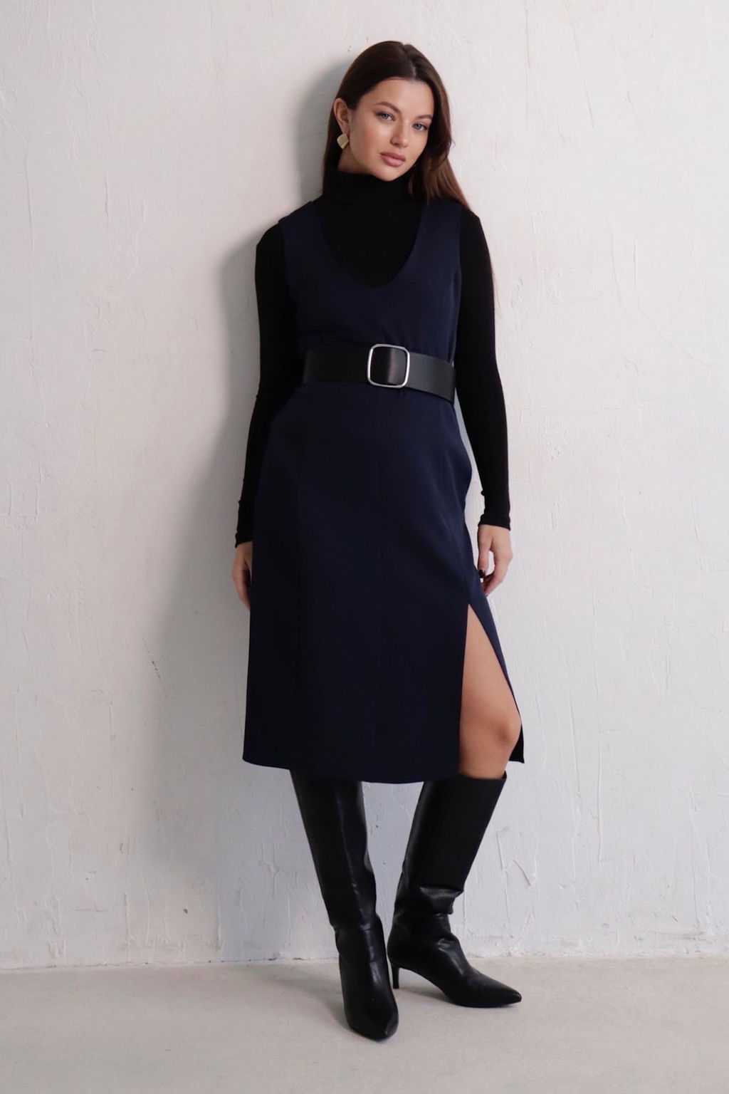 Сарафан базовый с разрезом - Martichelli фото 34