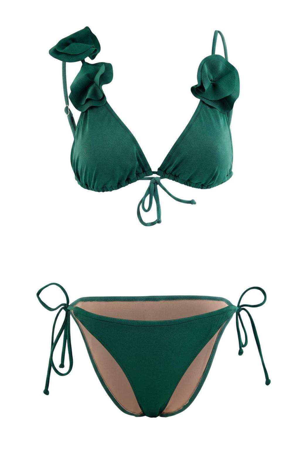 Z_mr_t Ye_ili __gen Kapl_ _i_ek Aplikeli Normal Bel Regular Bikini Tak_m_ TBESS26BT00154 - Trendyolmilla фото 4