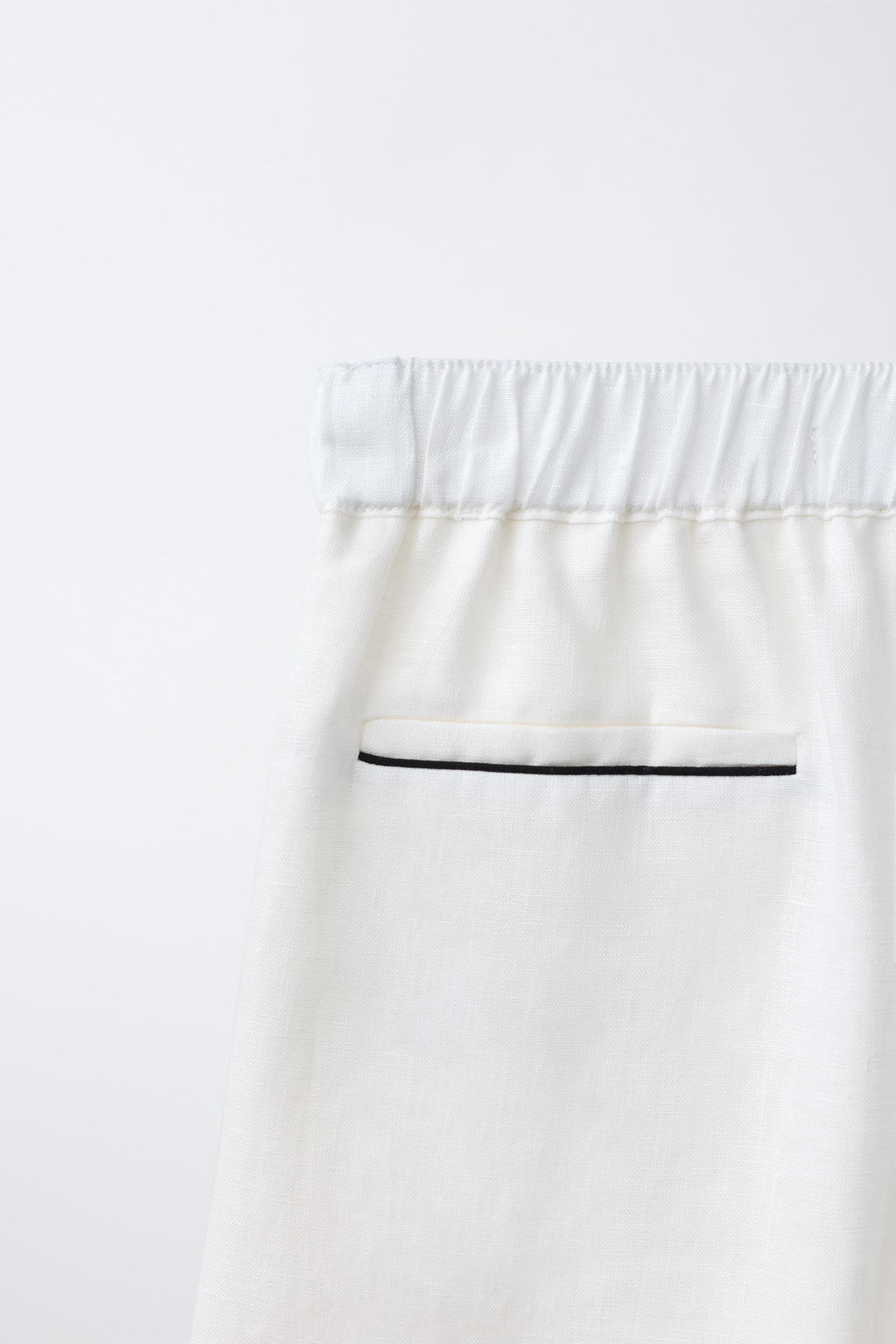 PANTAL?N WIDE LEG ONDAS / Crudo - Zara фото 4