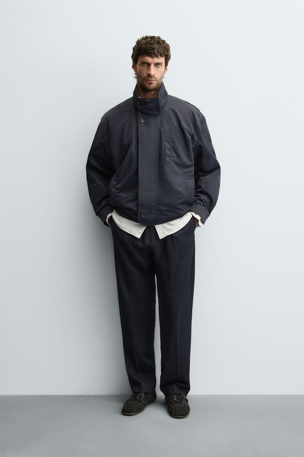 TECHNICAL JACKET WITH CONTRAST LINING
