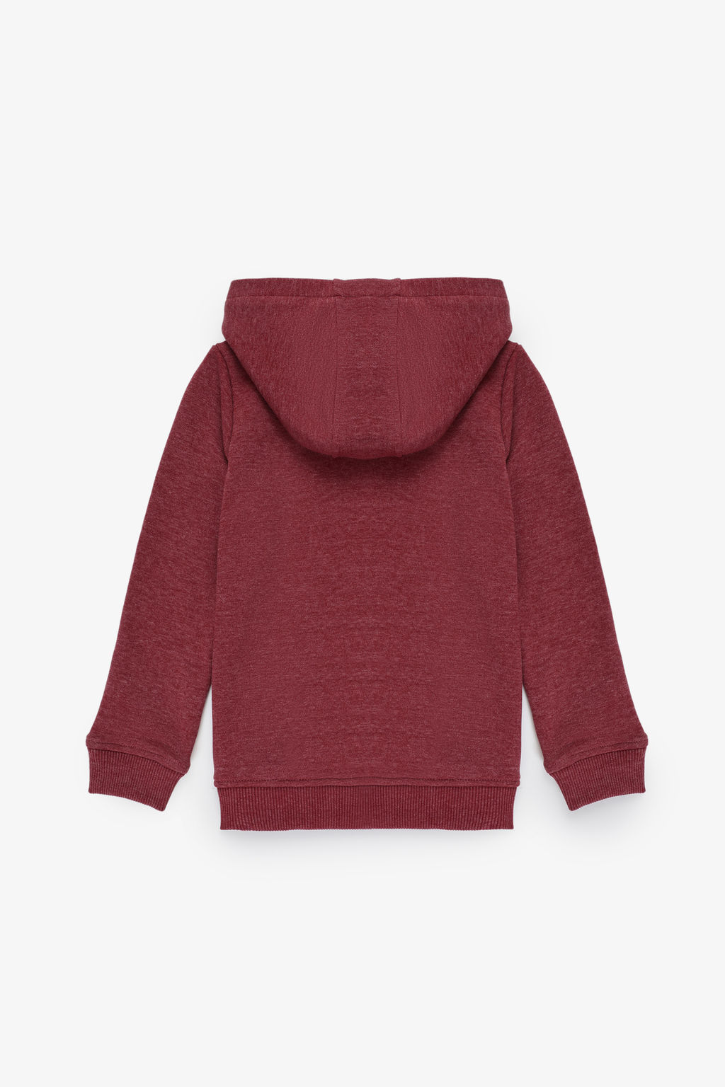 Erkek Гocuk Koyu Frambuaz KapГЕonlu Basic Sweatshirt