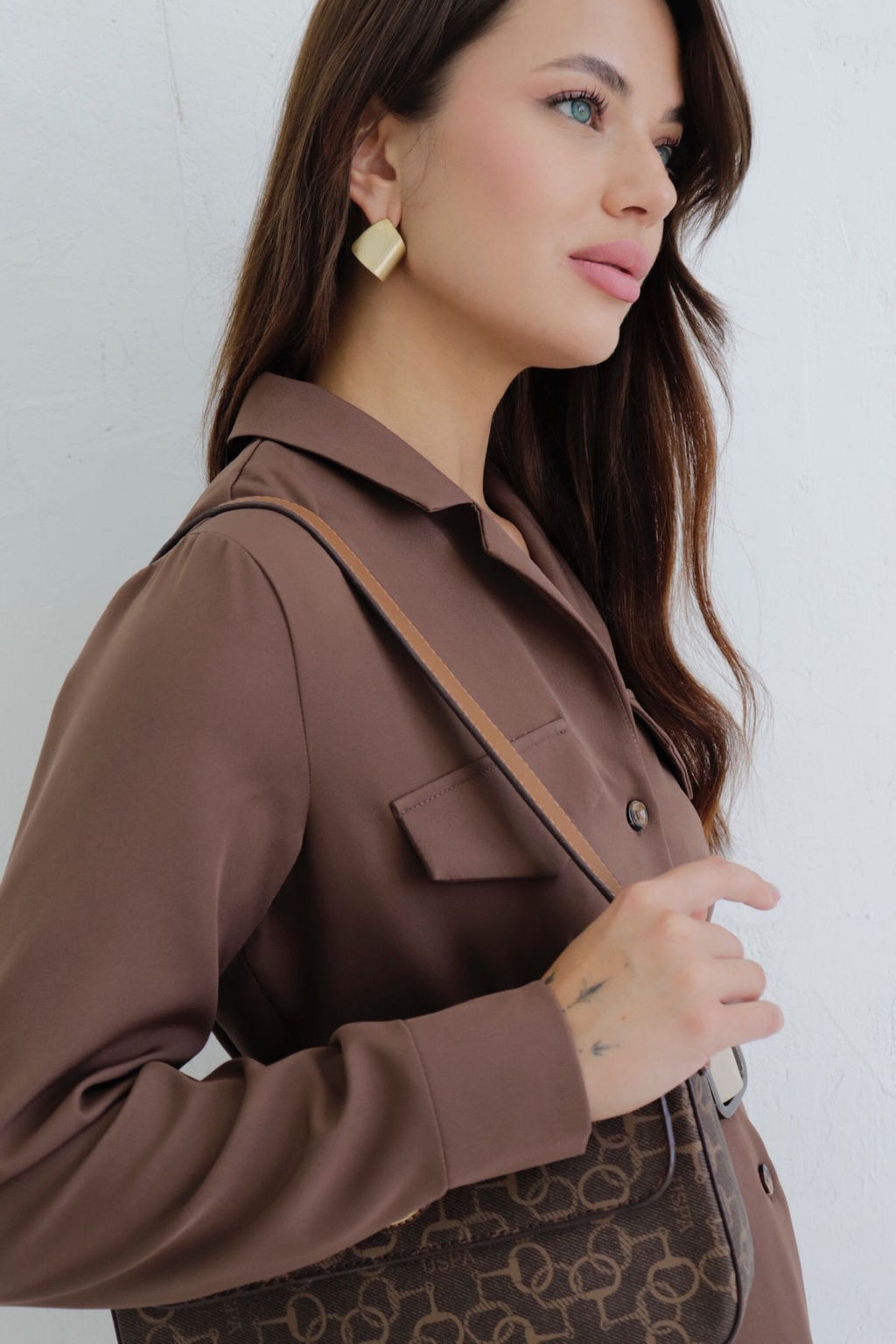 Платье-рубашка с английским воротником - Martichelli фото 109