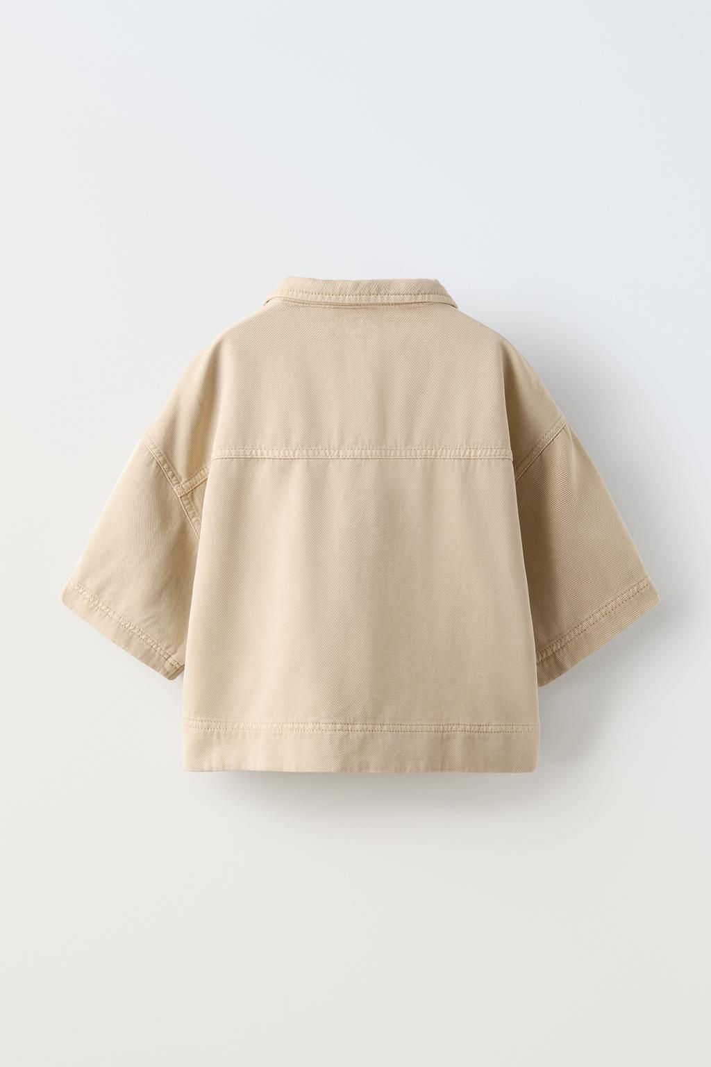 DUGMELI CROP GOMLEK - Zara фото 2