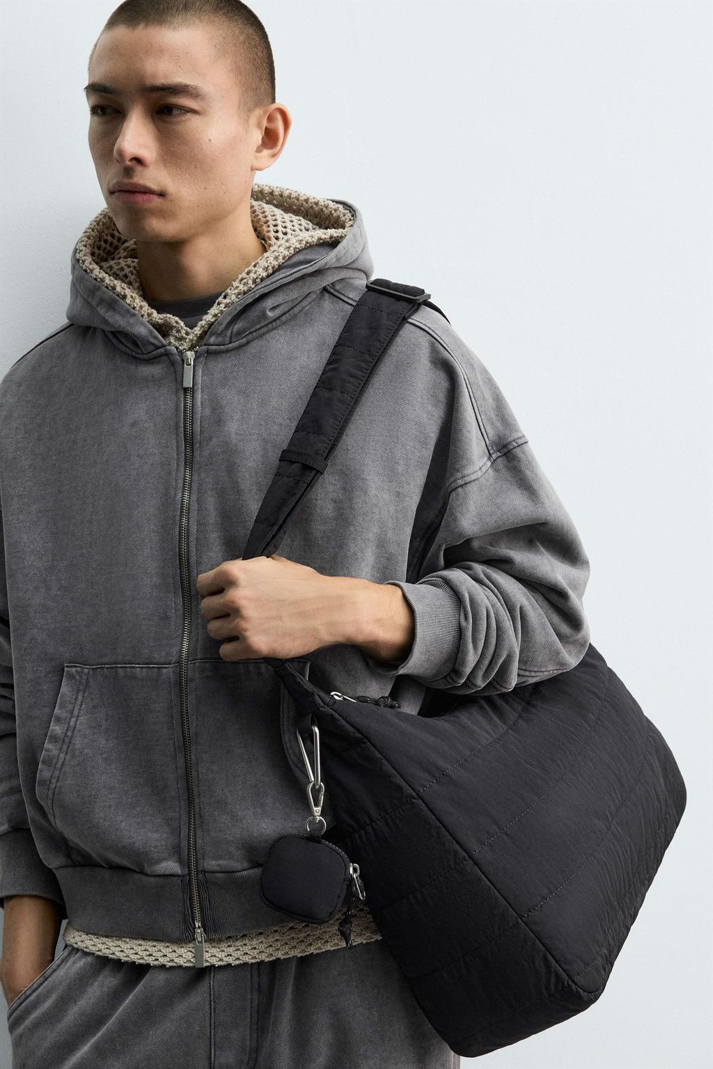QUILTED NYLON BAG - Zara фото 2