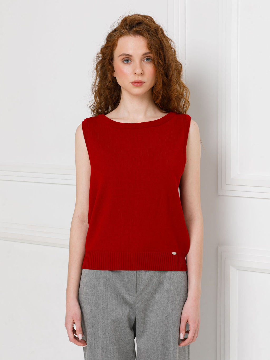 Блузка вязаная