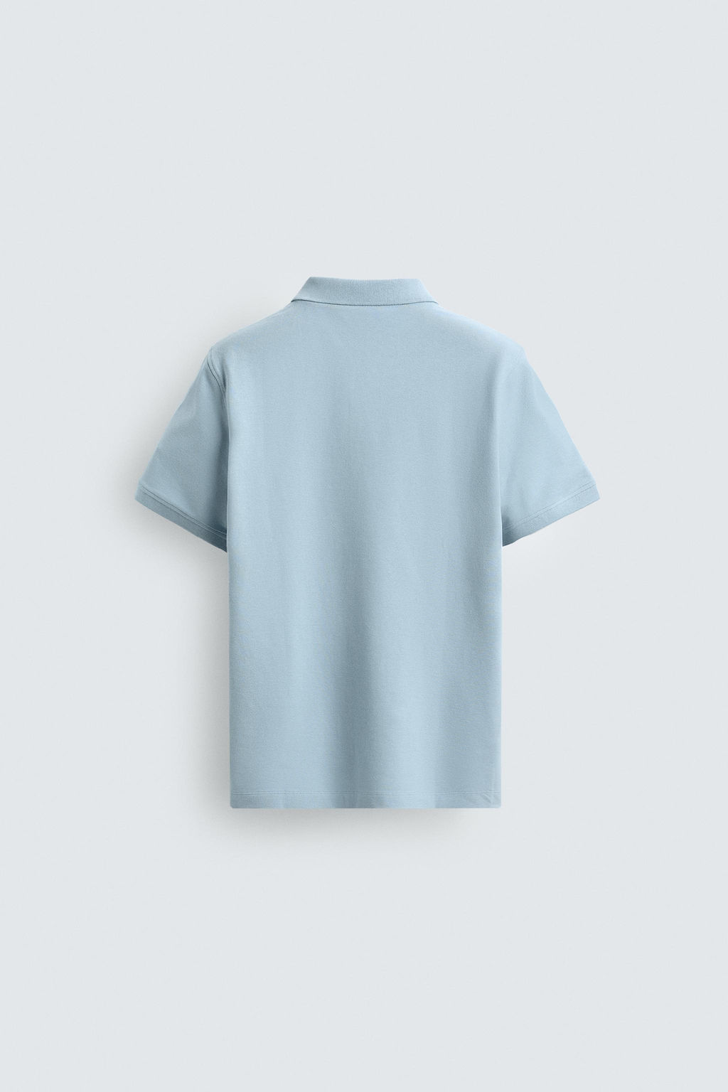 POLO ESTRUCTURA PIQU? / Azul claro - Zara фото 8