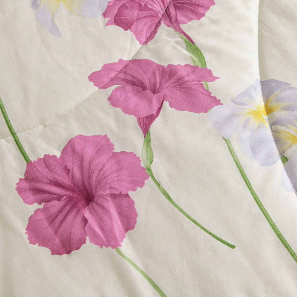 Комплект постельного белья Сатин с Одеялом 100% хлопок на резинке OBR155 Евро/50-70 2 шт - Ситрейд фото 7