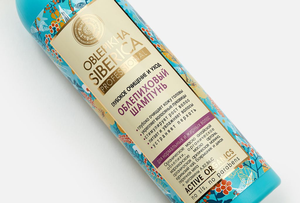 Облепиховый шампунь для нормальных и жирных волос, 400 мл / Oblepikha Siberica / Natura Siberica  фото 5