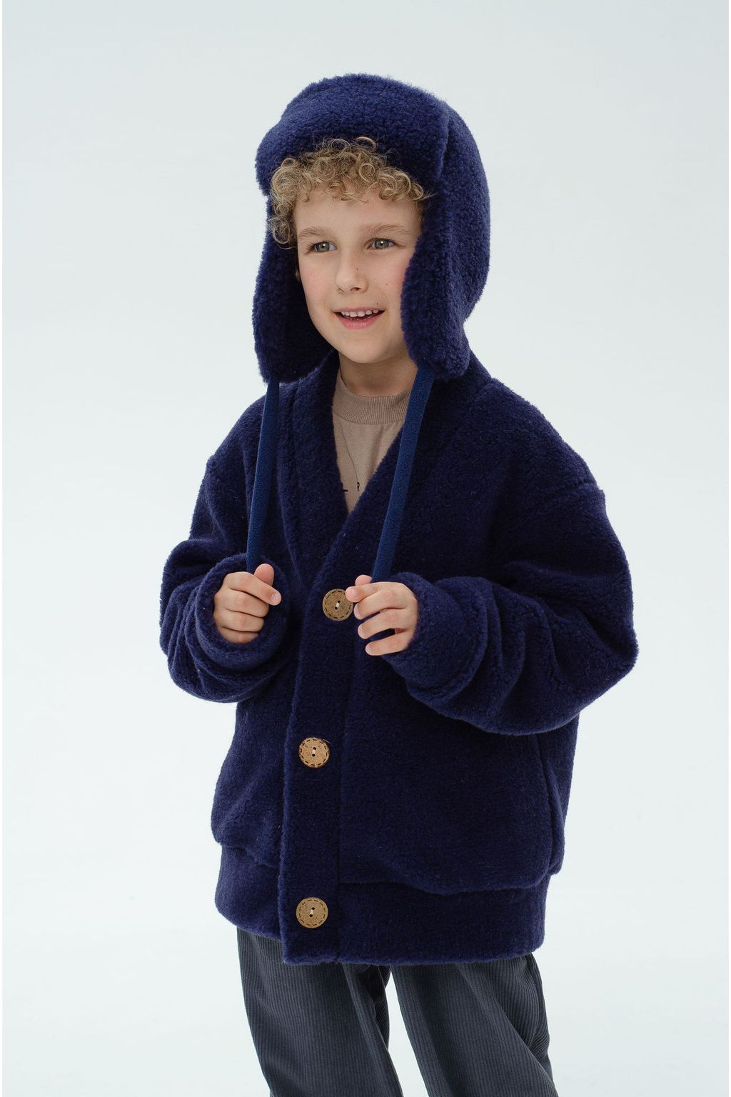 Шапка ушанка ДЕТСКАЯ - Woollamb фото 16