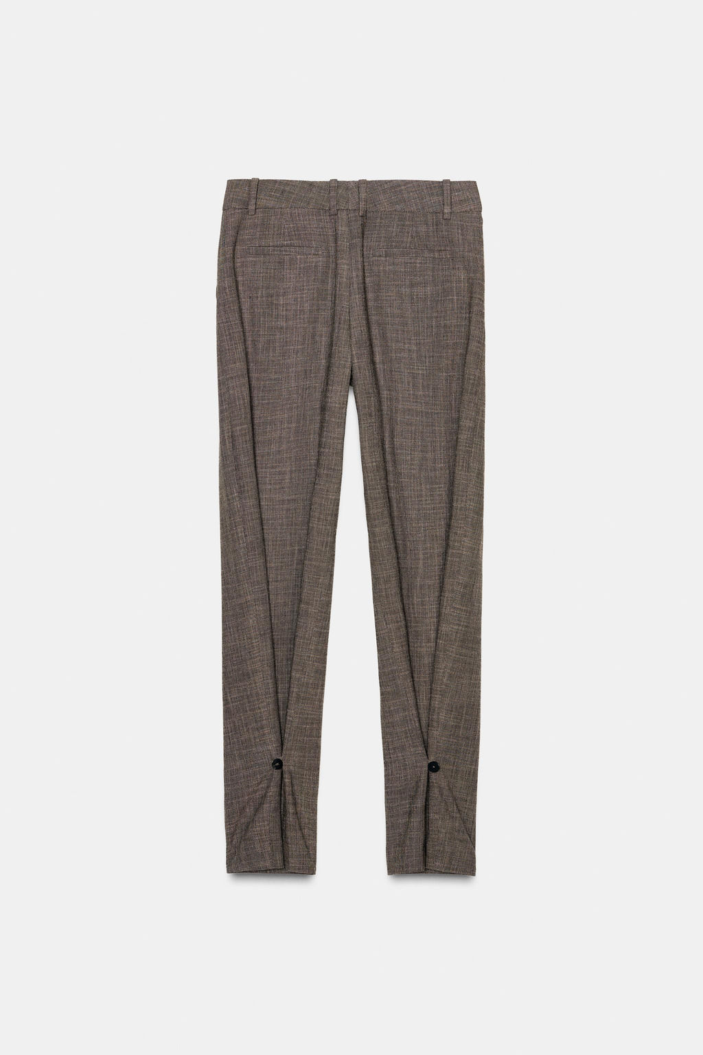 ZW COLLECTION TROUSERS WITH BUTTON CUFFS - Zara фото 6