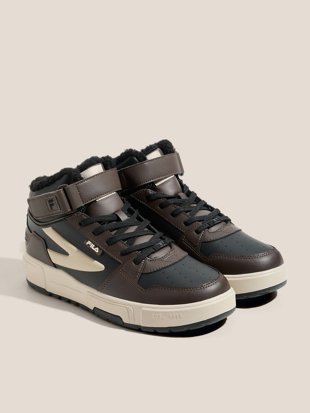 Мужские высокие кеды FILA FX-1000 NXT MID WNTR M Артикул 4563237, темно-коричневый
