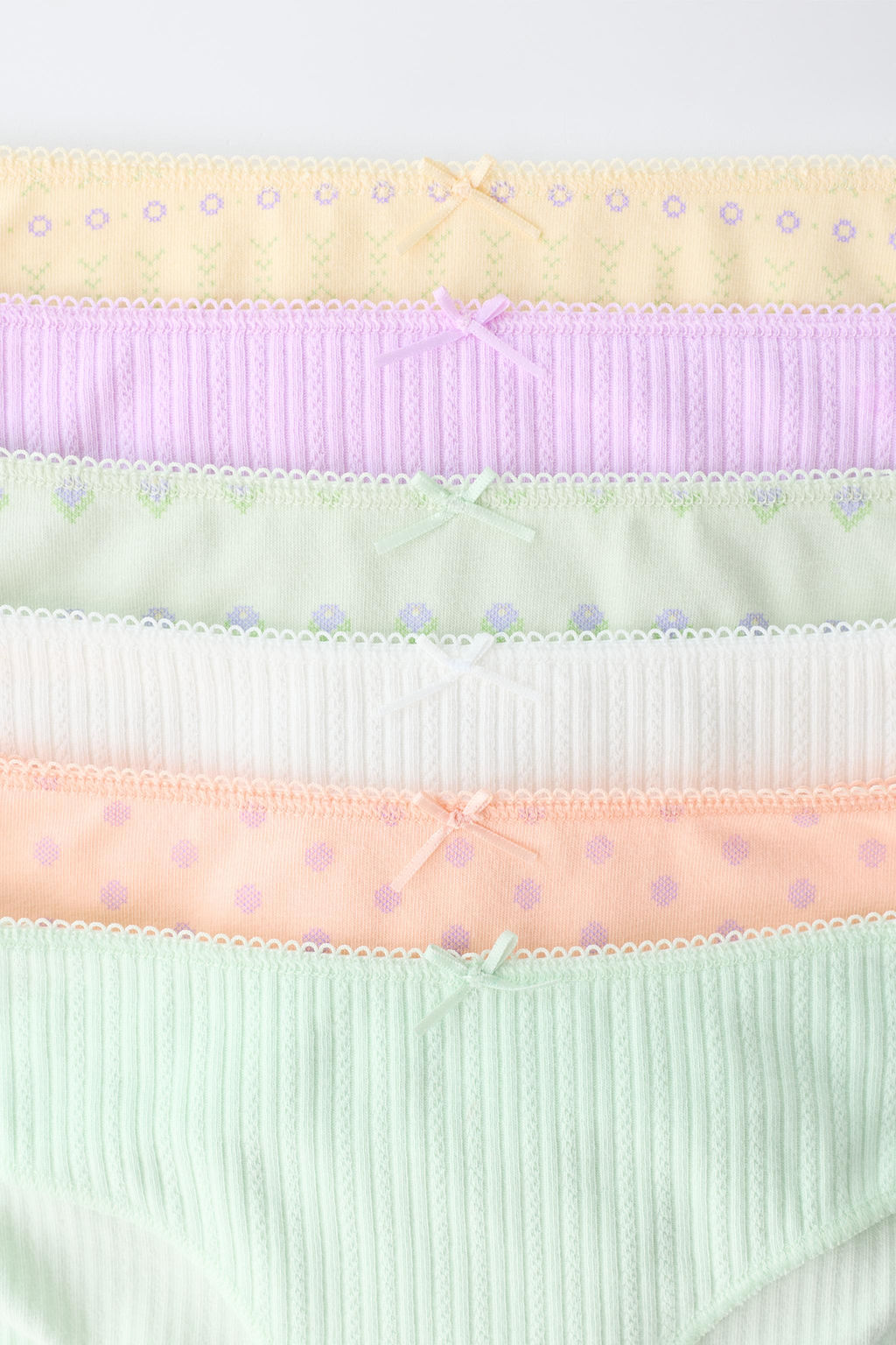 6-14 A?OS/ PACK SEIS BRAGUITAS FLORES / Multicolor - Zara фото 2