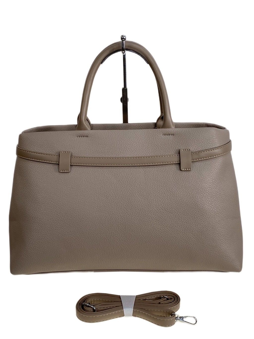 Женская сумка из искусственной кожи, цвет светло коричневый - Greta фото 2