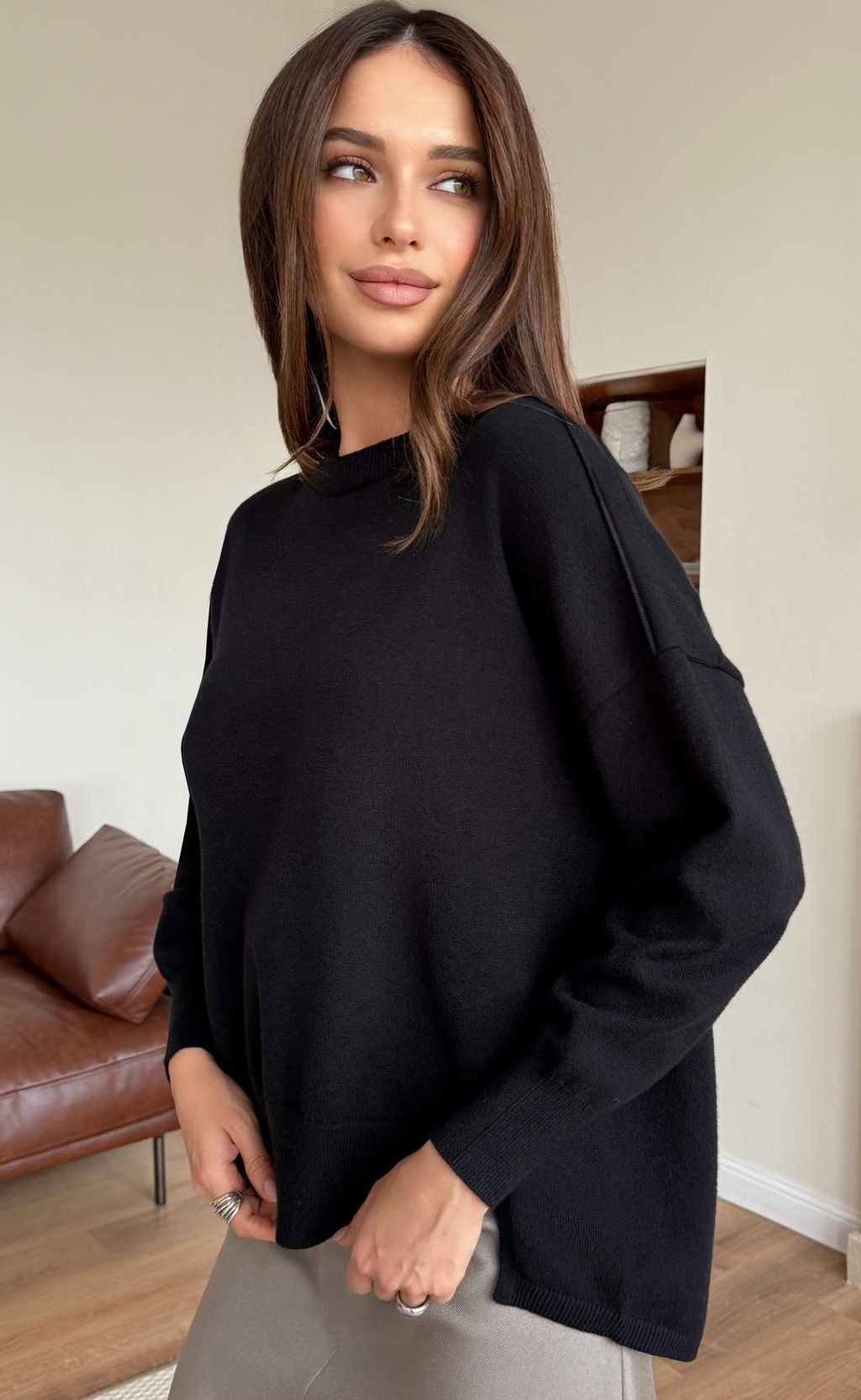 Джемпер F522-15120 black