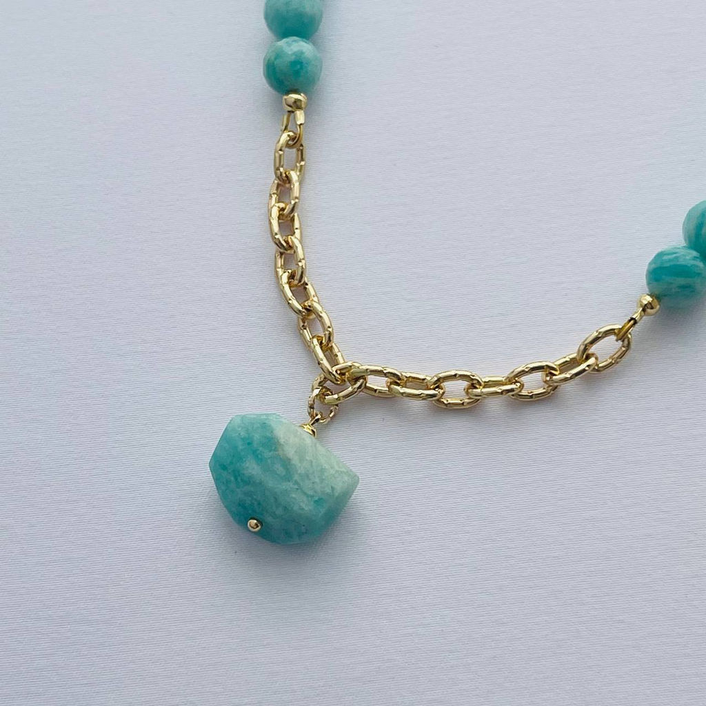 Колье из Амазонита