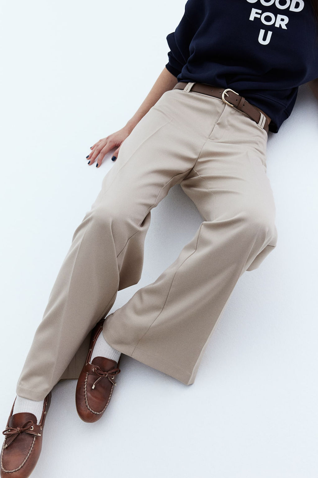 Pantalon sastre amplio - H&m фото 2