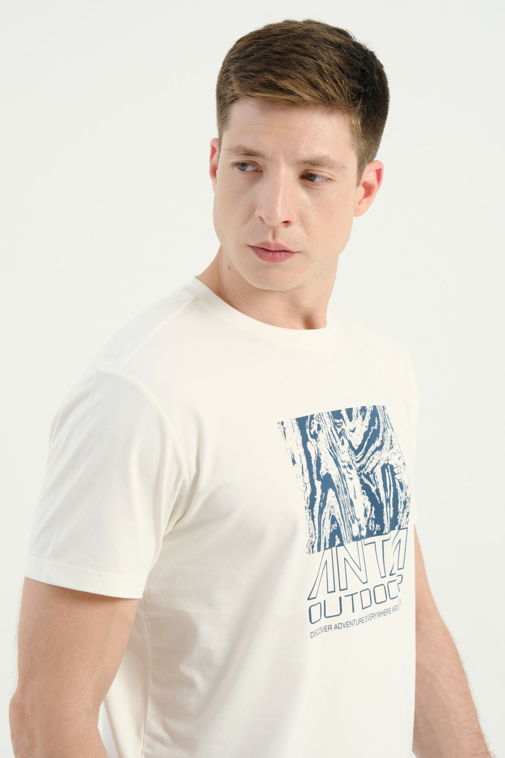 Футболка Бежевый CAMPING SS Tee - Anta фото 2